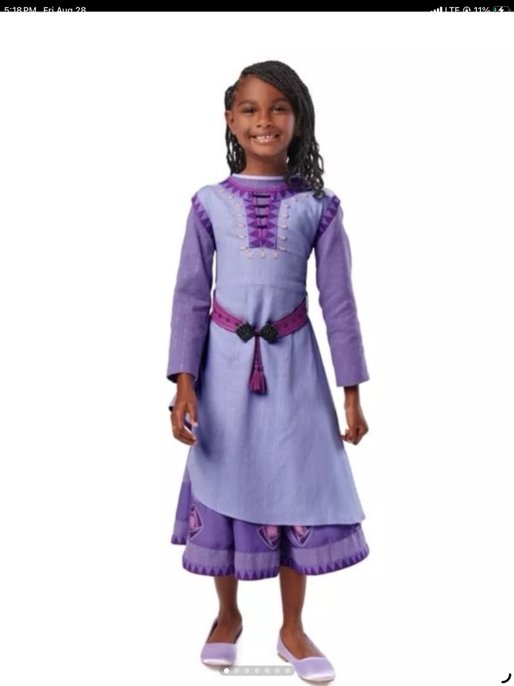 Disney parks Girls Purple Princess Costume Dress - Kids Costume